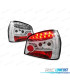 FAROLINS TRASEIROS LED AUDI A3 8L 96-00 CROMADO
