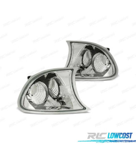 PISCAS FRONTAIS BMW E46 COUPÊ 99-01 CHROME CROMADO