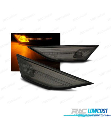 PISCAS LATERAIS LED PARA PORSCHE 991 CARREIRA 11-15 SMOKE FUMADOS ESCURECIDOS