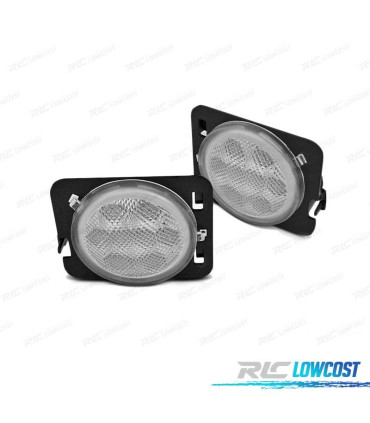 PISCAS LATERAIS LED PARA JEEP WRANGLER JK 07-18 CHROME CROMADOS