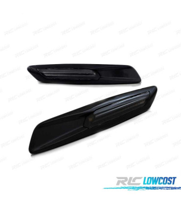 PISCAS LATERAIS LED BMW E60 E90 E92 E82 LED LOOK F10 PRETO FUMADO
