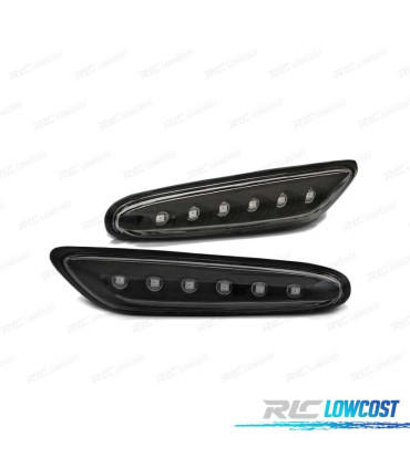 PISCAS LATERAIS BMW E46 01-05 PRETO LED