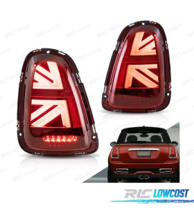 FAROLINS LED MINI COOPER R56 R57 07-14 VERMELHO