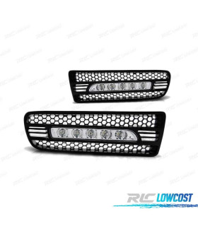 TAMPA DE NEVOEIRO COM LUZES DIURNAS VOLKSWAGEN VW GOLF 4 LED BLACK