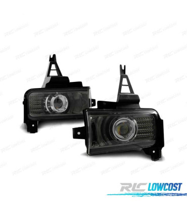 FARÓIS NEVOEIRO PARA TOYOTA LAND CRUISER FJ200 07 - LED PRETO FUMADO