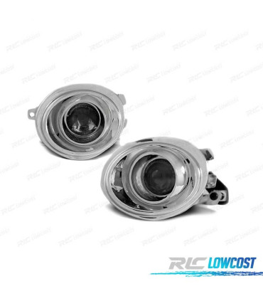 FARÓIS DE NEVOEIRO BMW E39 95-03 E46 98-06 CROMADOS PACK M