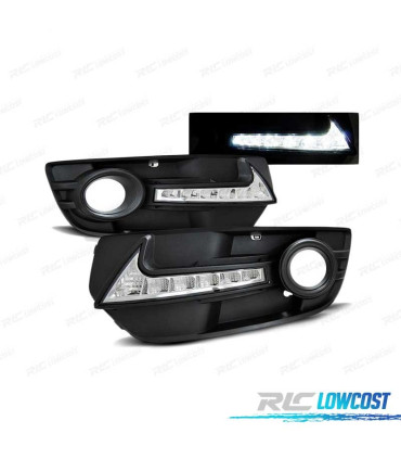 TAMPA FAROIS DE NEVOEIRO LUZ DIURNA PARA AUDIQ5 08-12 BLACK