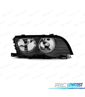 FAROL DIREITO PARA BMW SERIE 3 E46 SEDAN TOURING 98-01 FUNDO PRETO