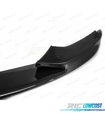 SPOILER LIP FRONTAL BMW F32 F33 F36 13-20 LOOK M PERFORMANCE PRETO BRILHANTE
