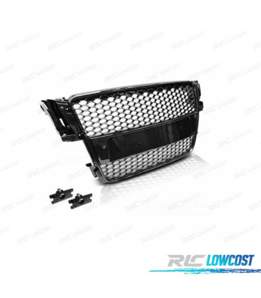 GRELHA FRONTAL AUDI A5 07-11 LOOK RS PRETO
