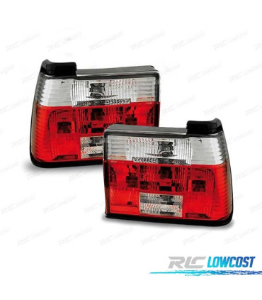 FAROLINS TRASEIROS VOLKSWAGEN VW JETTA 84-91 BRANCO VERMELHO