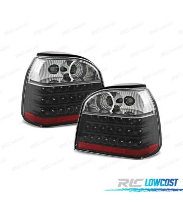 FAROLINS TRASEIROS LED VOLKSWAGEN VW GOLF 3 MKIII 91-97 ESCURECIDOS
