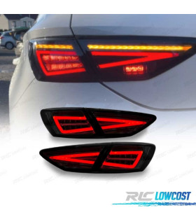 FAROLINS SEAT LEON 3 5F 12-20 LED DINÂMICO PRETO