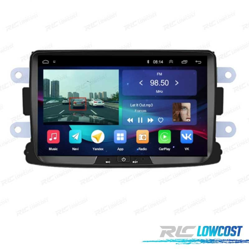 For Dacia Sandero Duster Renault Android 12 Auto Car Radio Stereo Autoradio  2din Multimedia Video Player Navigation GPS