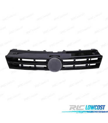 GRELHA FRONTAL VOLKSWAGEN VW POLO 09-14 LOOK R20 PRETO BRILHANTE