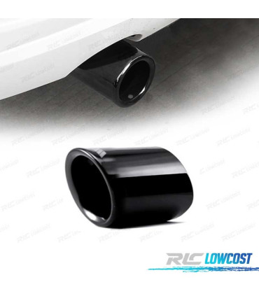 PONTEIRA DE ESCAPE BMW LOOK M POWER PERFORMANCE INOX PRETO