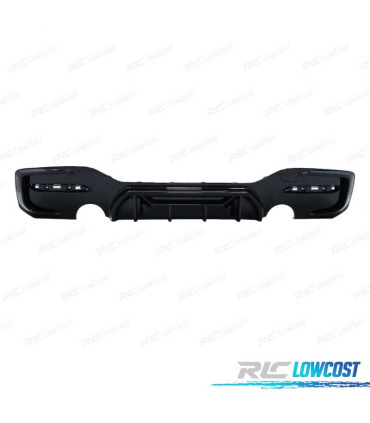 DIFUSOR BMW F20 LCI 15-19 LOOK M COMPETITION PRETO BRILHANTE