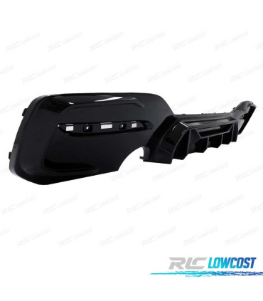 DIFUSOR BMW F20 LCI 15-19 LOOK M COMPETITION PRETO BRILHANTE