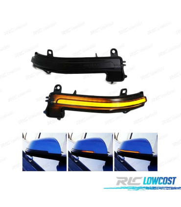PISCAS DINÂMICOS DE ESPELHO RETROVISOR BMW F20 F21 F22 F30 F31 F32 F34 F35 E84 ESCURECIDOS