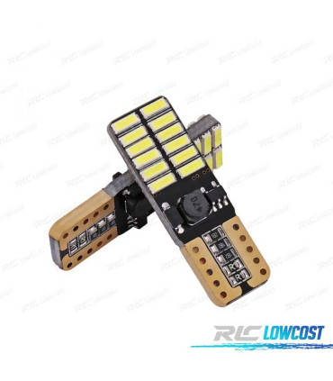 LÂMPADA T10 LED 24 SMD CANBUS
