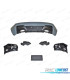 PARA-CHOQUES TRASEIRO BMW F20 F21 11-15 LOOK M PERFORMANCE PDC DUPLA SAÍDA