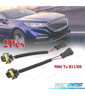 FICHAS CABOS ADAPTADOR FARÓIS NEVOEIRO HB4/9006 - H8/H11