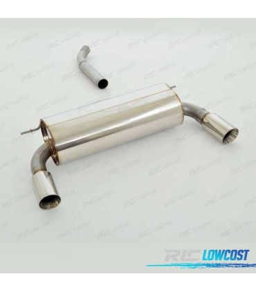 LINHA DE ESCAPE BMW F30 F31 328 430 LOOK M DUPLA SAÍDA