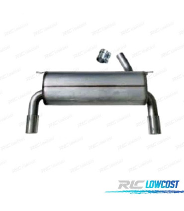 LINHA DE ESCAPE BMW F30 F31 328 430 LOOK M DUPLA SAÍDA