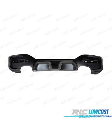 DIFUSOR TRASEIRO BMW F20 LCI 15- LOOK CS PRETO MATE OO-OO