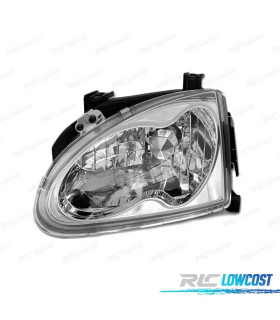 FAROS DELANTEROS HONDA CRX DEL SOL 92-97 FONDO CROMO