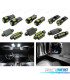 KIT COMPLETO DE 15 LÂMPADAS LED INTERIOR PARA MERCEDES CLASE C C204 COUPE C180 C200 C220 C250 C300 C350 C63 AMG 2011-2015