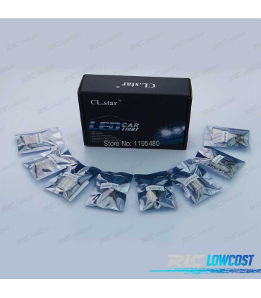 KIT COMPLETO 9 LAMPADAS LED INTERIOR PARA HYUNDAI TUCSON IX35 06-09