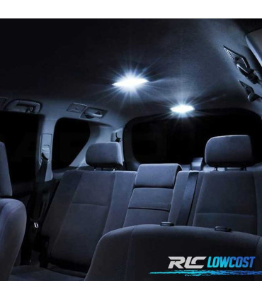 KIT COMPLETO 7 LÂMPADAS LED INTERIOR PARA FIAT 500 07-16 SOLO EASY LOUNGE POP SPORT TREKKING TURBO