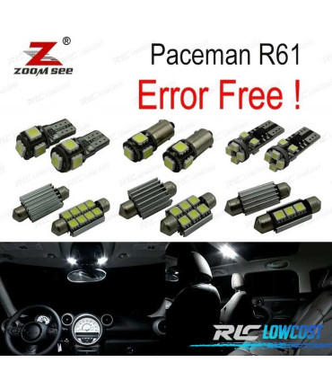 KIT 19 LAMPADAS LED INTERIOR PARA MINI COOPER PACEMAN R61 12-