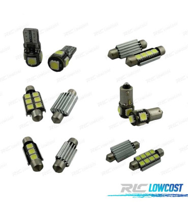 KIT COMPLETO DE 30 LÂMPADAS LED INTERIOR PARA AUDI SQ5 DEPORTE QUATTRO 2014-2016