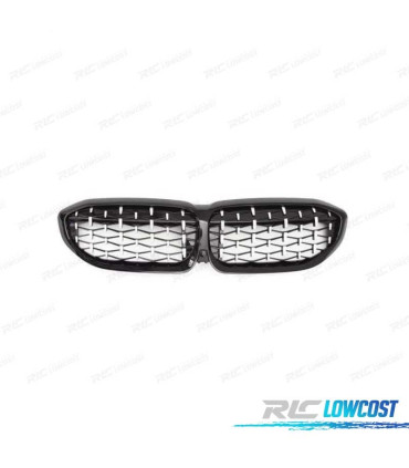 GRELHA FRONTAL BMW G20 G21 19- LOOK 340i PRETO BRILHANTE