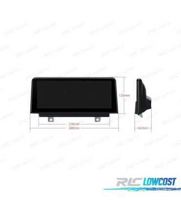 AUTO RÁDIO GPS ANDROID 12 PARA BMW SERIE 3 F30 F31 F34 SERIE 4 F32 F33 F36 13-16 NBT