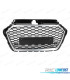 GRELHA AUDI A3 8V 17-19 LOOK RS3 PRETO PRATEADO