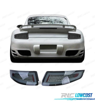FAROLINS TRASEIROS LED PORSCHE 911 997 04-08 ESCURECIDOS