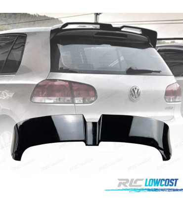 ALERON SPOILER VOLKSWAGEN VW GOLF 6 08-13 LOOK OETTINGER PRETO BRILHANTE