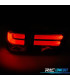 FAROLINS TRASEIROS BMW X5 E70 07-10 LIGHT BAR FUMADOS