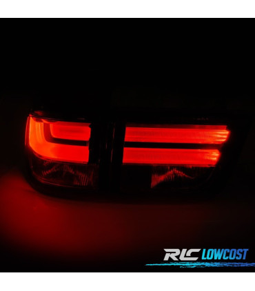 FAROLINS TRASEIROS BMW X5 E70 07-10 LIGHT BAR FUMADOS
