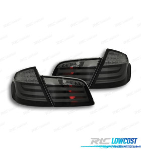 FAROLINS TRASEIROS PARA BMW SERIE 5 F10 10- LIGHT BAR PRETO FUMADOS