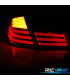 FAROLINS TRASEIROS PARA BMW SERIE 5 F10 10- LIGHT BAR FUNDO VERMELHO