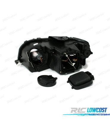 FARÓIS AUDI A3 8P 03-08 LUZ LED DIURNA FUNDO CROMADO