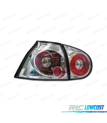 FAROLINS VOLKSWAGEN VW GOLF MK5 03-08 LOOK LEXUS FUNDO CROMADO