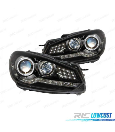 FAROIS VW GOLF MK6 09-13 LED PRETO