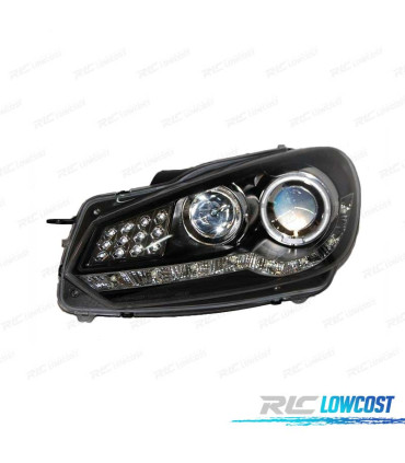 FAROIS VW GOLF MK6 09-13 LED PRETO