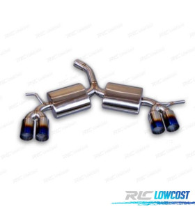 LINHA DE ESCAPE VOLKSWAGEN VW GOLF 6 1.4 DUPLO AZUL QUEIMADO