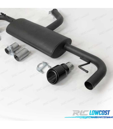 LINHA DE  ESCAPE PARA VOLKSWAGEN VW GOLF 6 - LOOK GTI PRETO